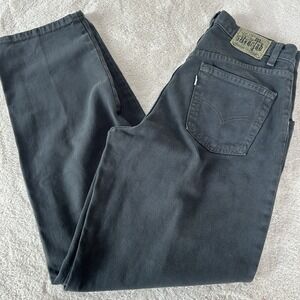 Vintage 90s Levis SilverTab Baggy Jeans‎ Mens 31x32 Gray Wash Wide Leg Skate EUC